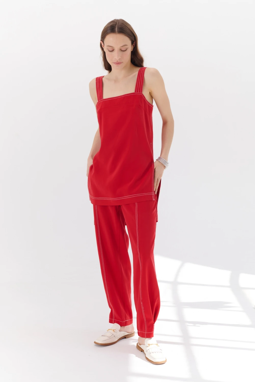 PANTALON LYRIC rojo 3