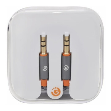 Cable Auxiliar Spica A Spica 3.5mm 1 Metro Goldtech Audio Variante G