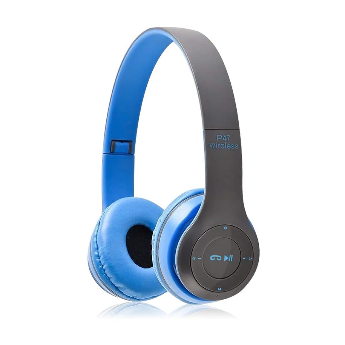 Auricular Vincha Bluetooth P47 - AZUL 