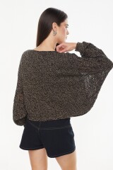 Sweater Agora Negro/Beige