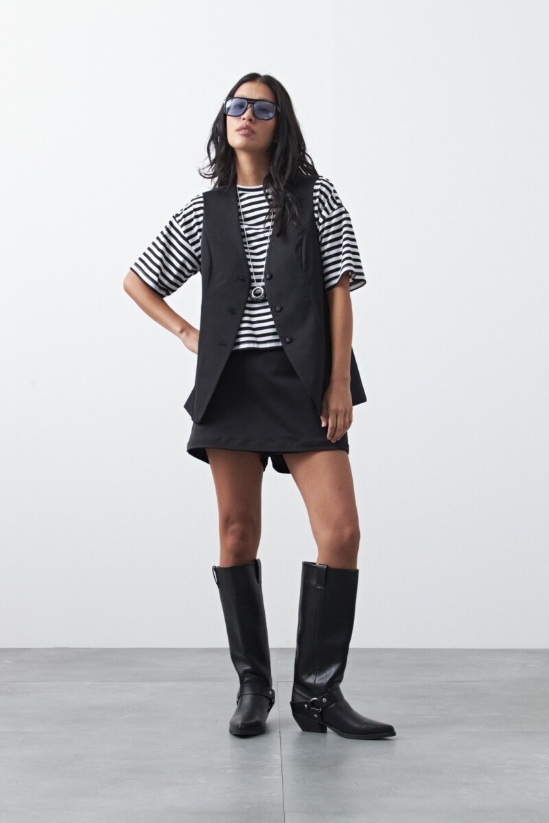 CHALECO DELPHINE Negro