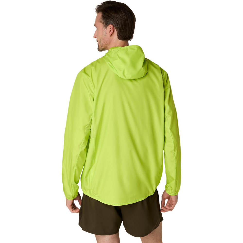 Casaca Running Silver Hombre Neon Lime