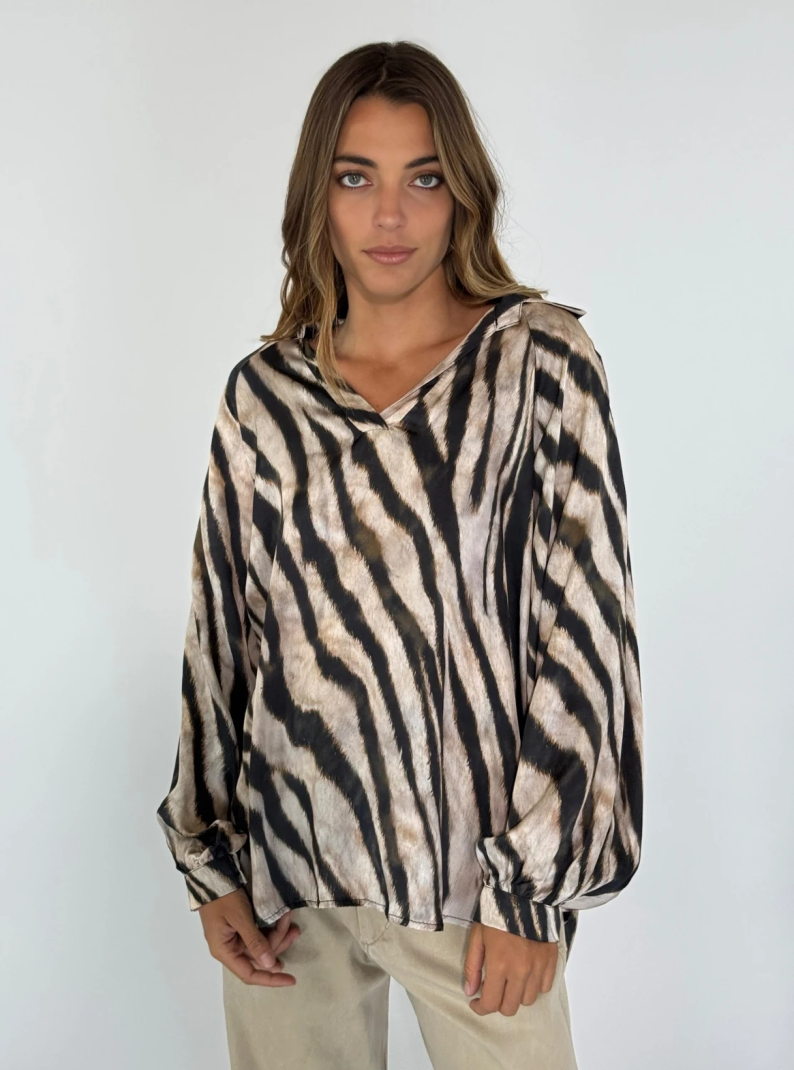 BLUSA QUEEN beige s/m