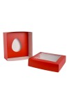 Caja 20x20x9,5 c/visor. - ROJO Caja 20x20x9,5 c/visor. - ROJO