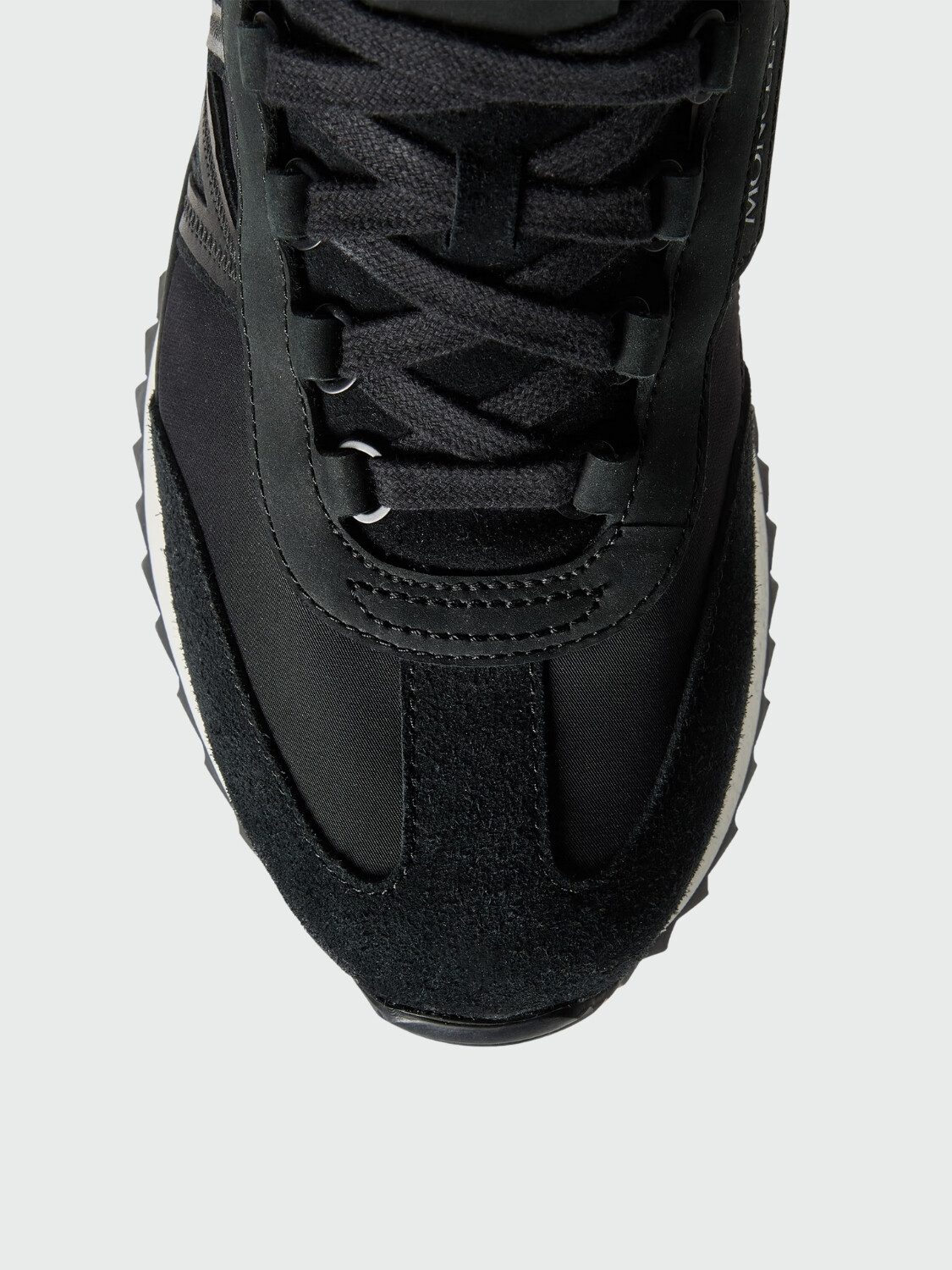 MONCLER - Zapatillas Pacey2 de ante y nobuk Negro