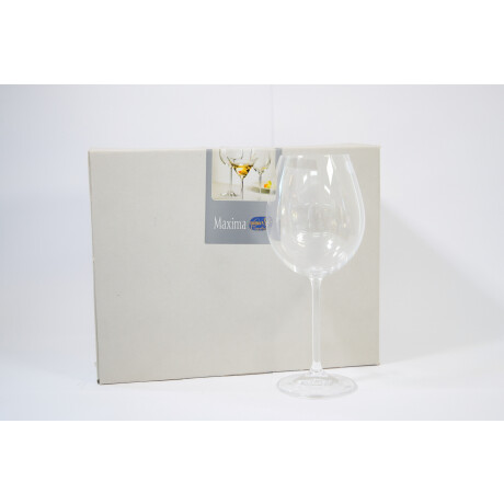 Copa de Vino Cristal Set 6 Unidades Máxima Copa de Vino Cristal Set 6 Unidades Máxima