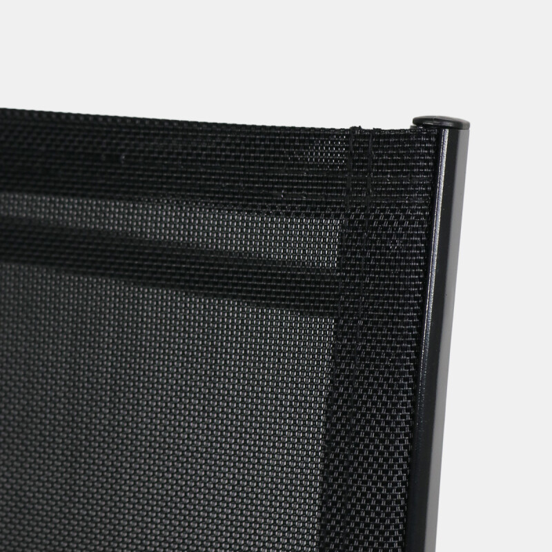 SILLA PLEGABLE NEGRA P/JARDIN Unica