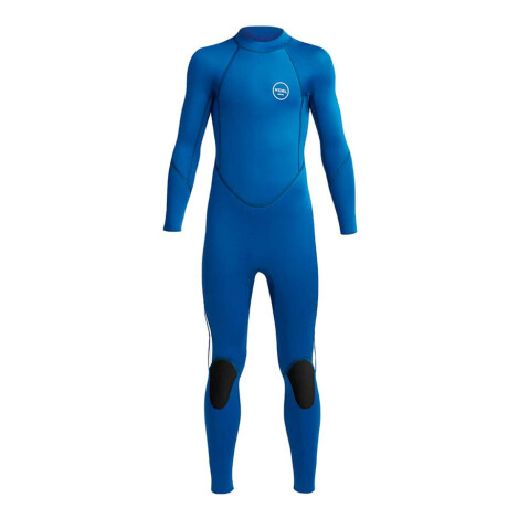 Traje Xcel Youth Axis Flatlock 3/2 mm Back Zip Azul