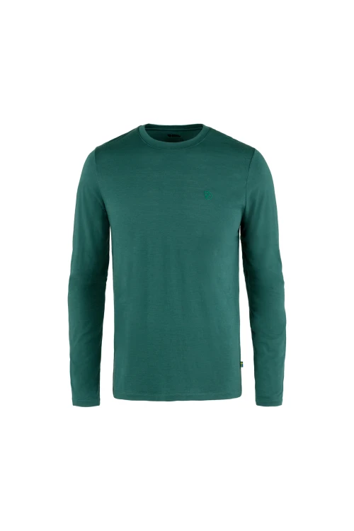 Abisko Wool LS M Arctic Green