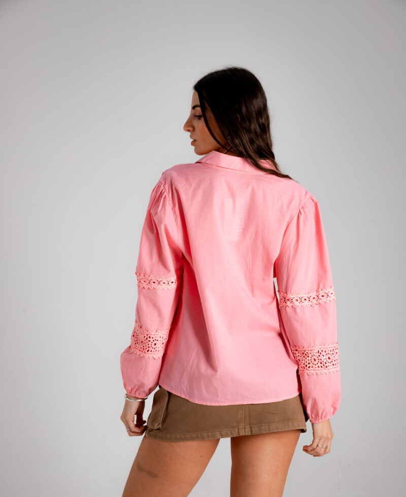 Camisa Francesca rosa Bianca Store