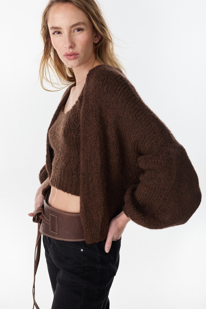 Cardigan Lina - Chocolate 