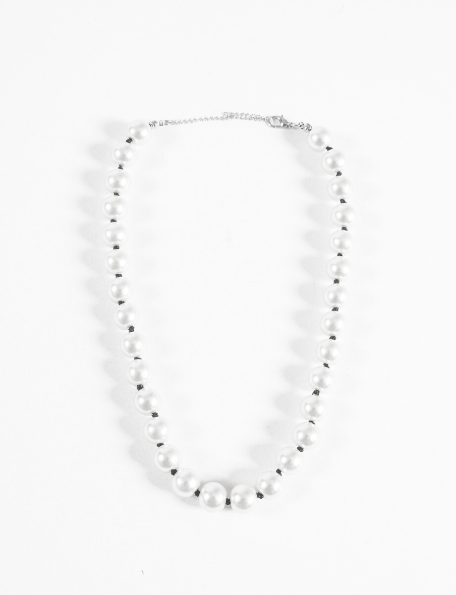 Collar perlas - crudo 