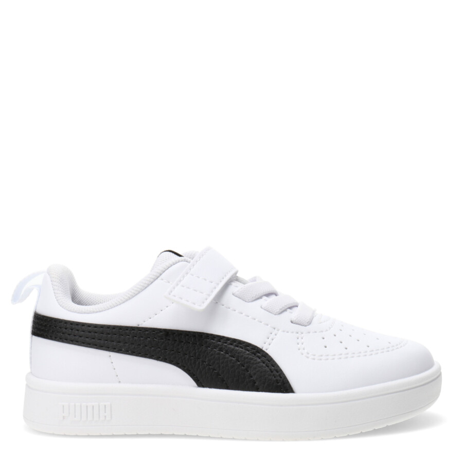 Championes Infantiles Puma Rickie AC PS Kids Blanco - Negro