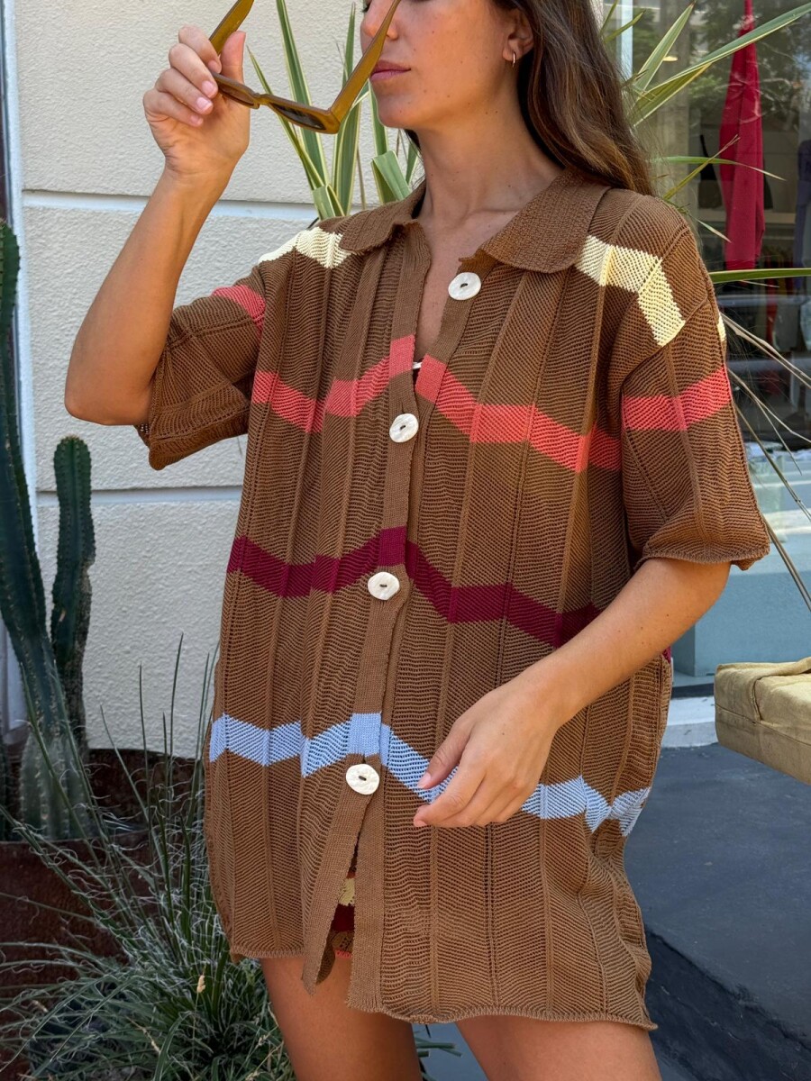 Camisa Riga SS26 - Zig Espresso 