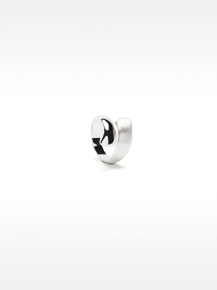 Anillo En Espiral Plateado plateado