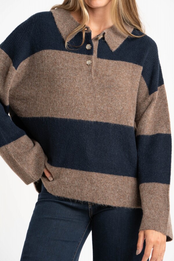 Sweater Polo Chocolate
