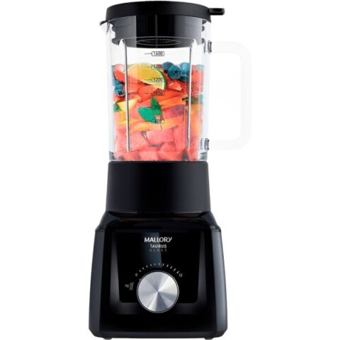 Licuadora Mallory Taurus Glass Negro 2.3L Licuadora Mallory Taurus Glass Negro 2.3L