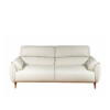 SOFA 3 CUERPOS - 100% CUERO - MODELO PUERTO - COLOR PERLA SOFA 3 CUERPOS - 100% CUERO - MODELO PUERTO - COLOR PERLA