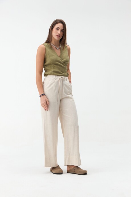 PANTALÓN GARDENIA Beige
