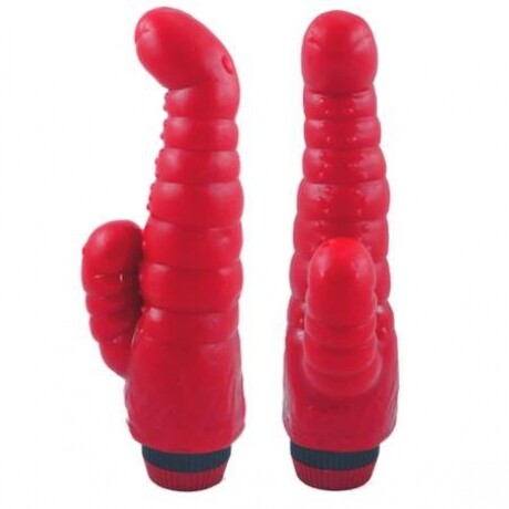 Vibrador Funny Doble Rojo Vibrador Funny Doble Rojo