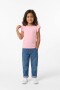 Remera con volados en hombro ROSA