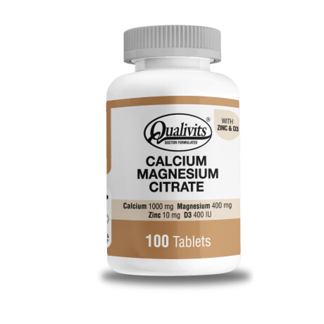 Qualivits Calcium-Magnesium-Citrate 100 Tabletas Qualivits Calcium-Magnesium-Citrate 100 Tabletas