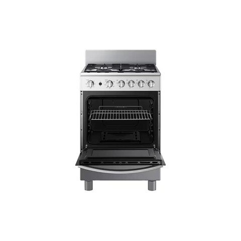 Cocina a Gas Samsung con 4 Quemadores Silver