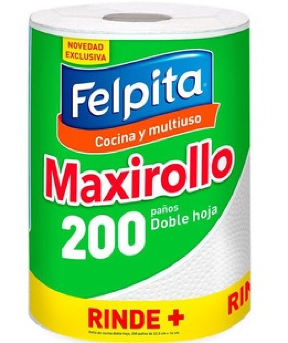 TOALLA DE COCINA FELPITA MAXIROLLO 200 PAÑOS 