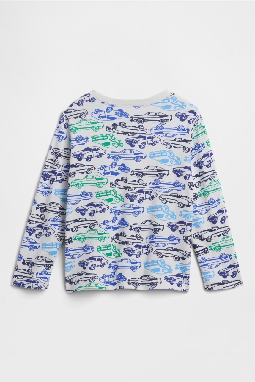 Remera Gràfico Toddler Niño Trek Grey