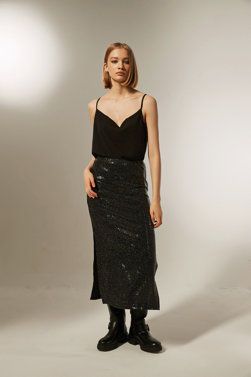 Falda Cameri Negro