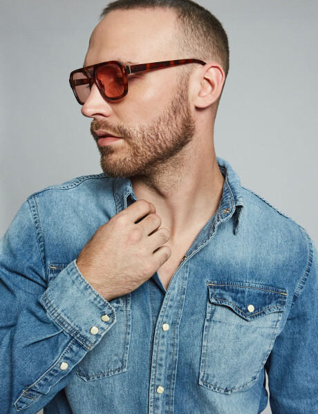 Camisa m/l jean Camisa m/l jean