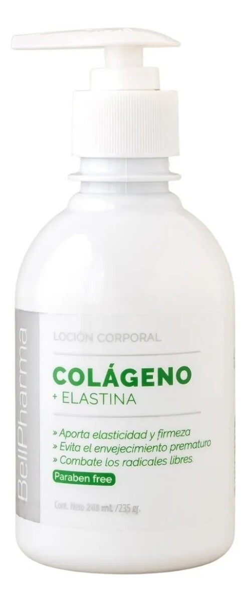 Locion Corporal Colageno Y Elastina Bellpharma 240 ml 