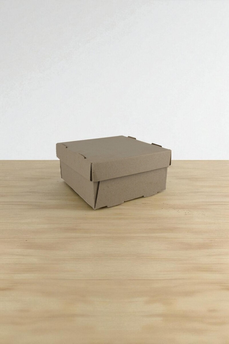 Caja troquelada 18x19x9,3 cm - MADERA 