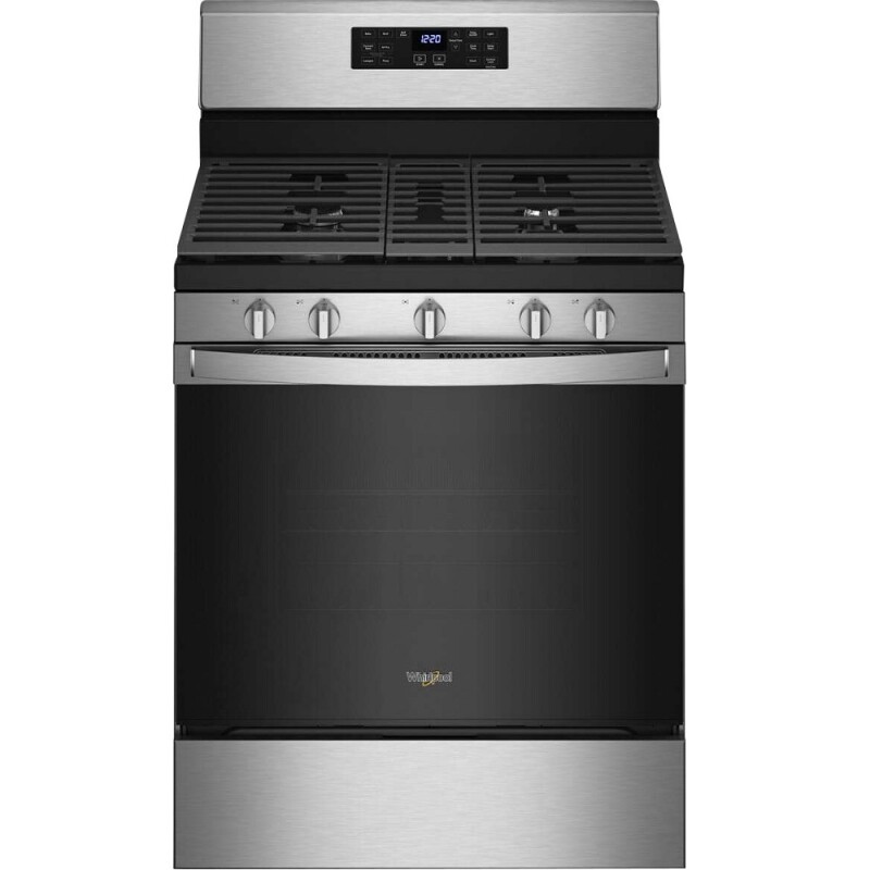 ESTUFA AL PISO WHIRLPOOL, 30", 5 QUEMADORES SELLADOS, A GAS 001