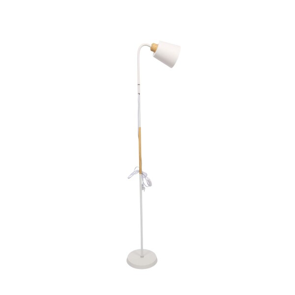 Lámpara De Pie Moderna Nórdica Para Living Con Brazo Flexible de 1.5 Metros Imback Color Blanco Lámpara De Pie Moderna Nórdica Para Living Con Brazo Flexible de 1.5 Metros Imback Color Blanco