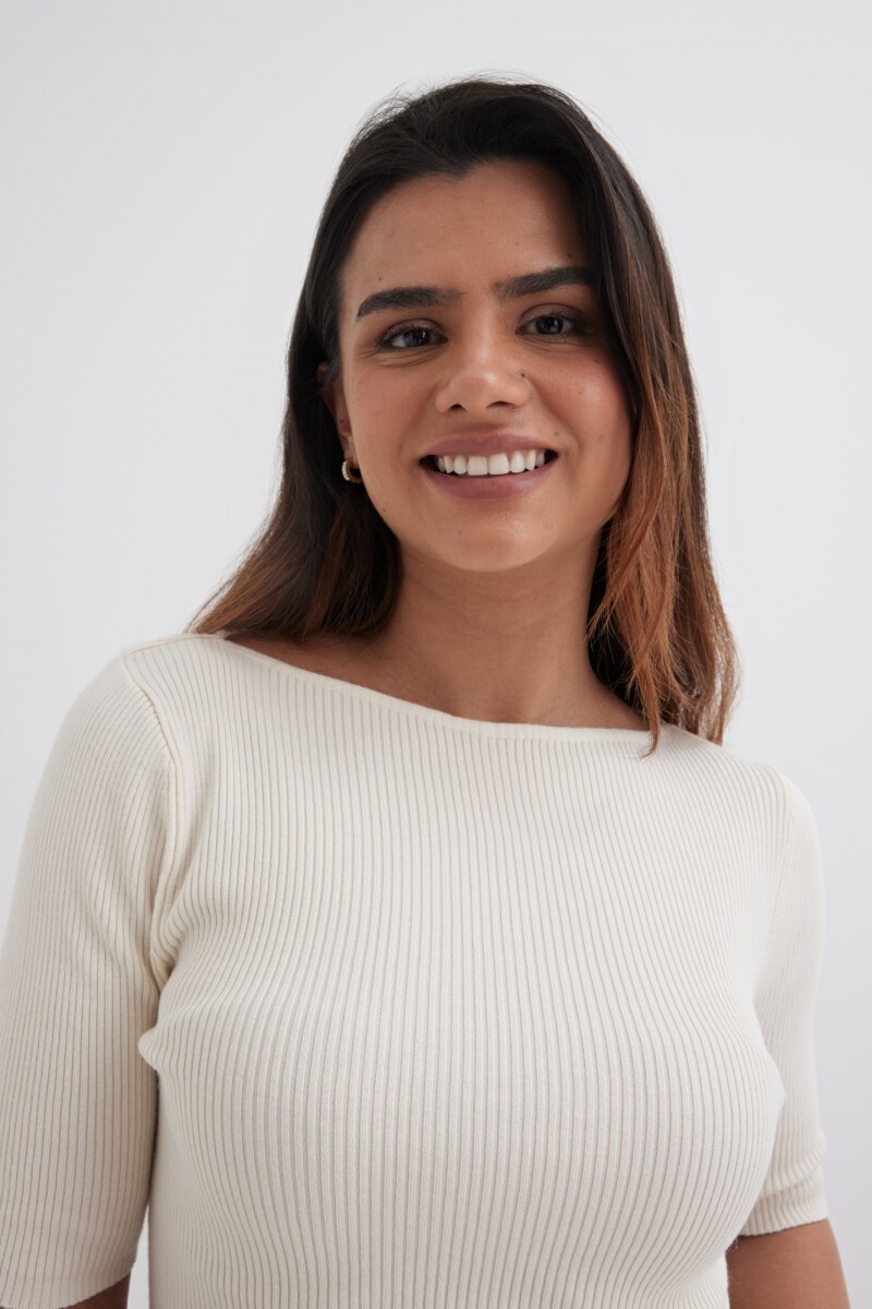Sweater cuello bote CRUDO