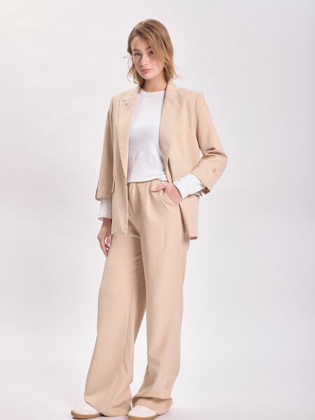 Pantalón de vestir Beige