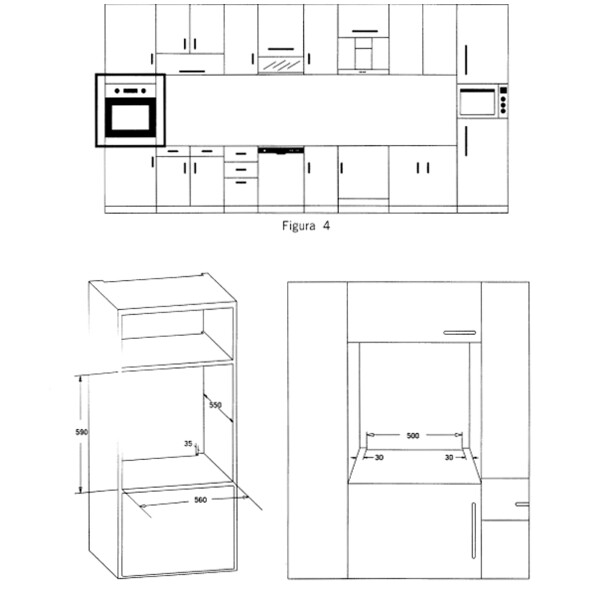 Horno Eléctrico De Empotrar James Hee-bkd G2 56 L HORNO DE EMPOTRAR JAMES HEE-BKD G2 41150