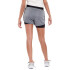 SHORT KT WMN TRNG 2 IN 1 azul skipper NEGRO MELANGE