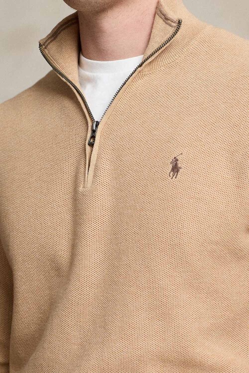 Sweater Polo Ralph Lauren Camel Melange