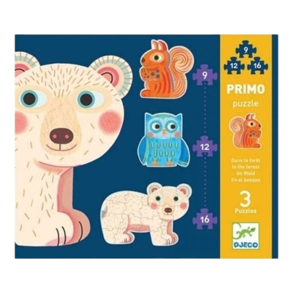 Puzzle Animales del Bosque Djeco 
