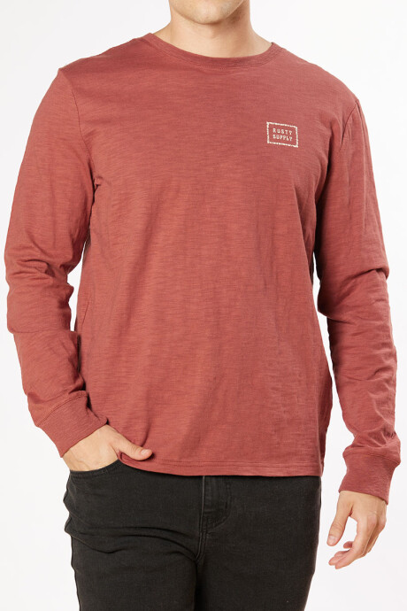 T-SHIRT M/L DAKA RUSTY Bordeaux