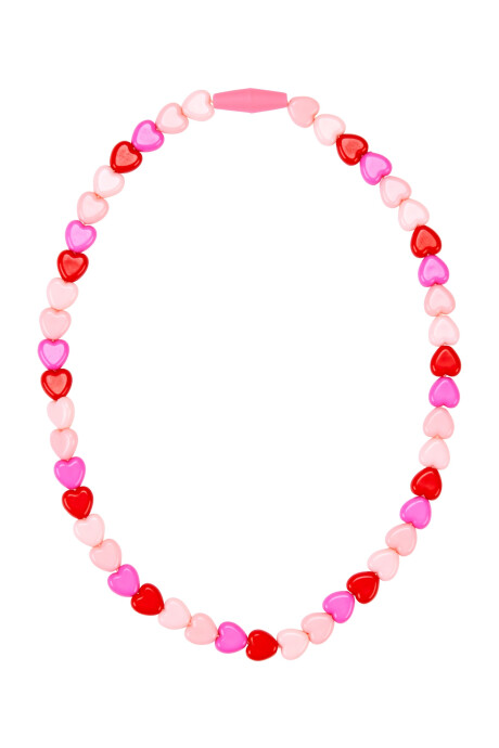 Collar dijes corazón Sin color
