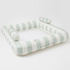 Colchoneta inflable de red para 2 personas The Vacay Olive
