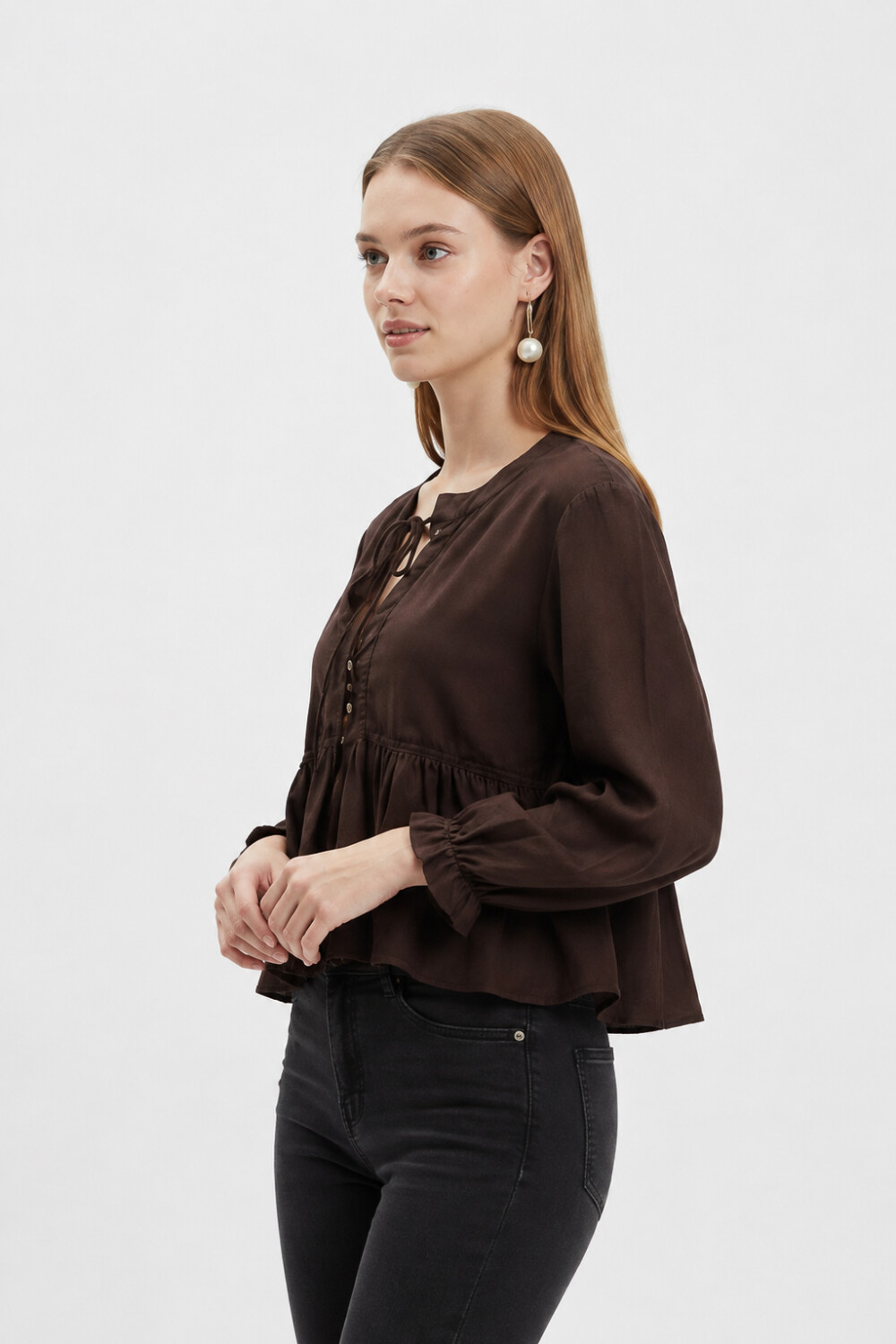 Blusa Teseo Cafe
