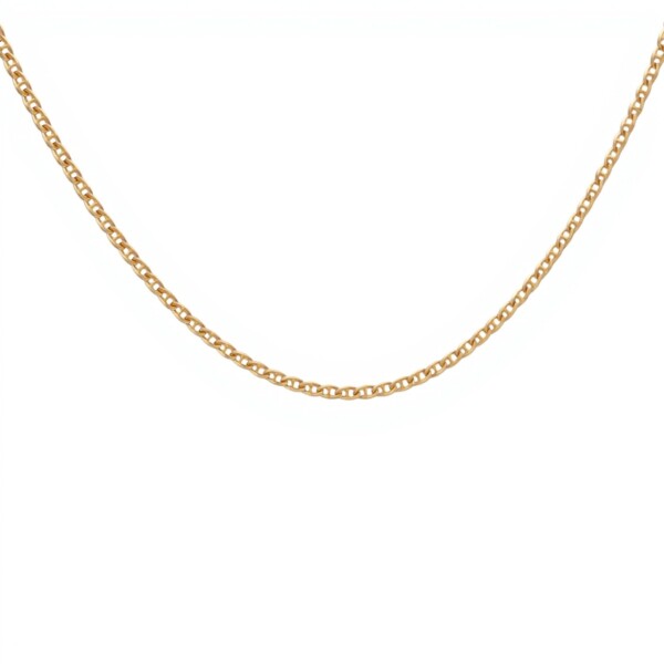 Cadena oro banana con barra - Oro bajo -Sin Piedra - CD8066 sinpiedra