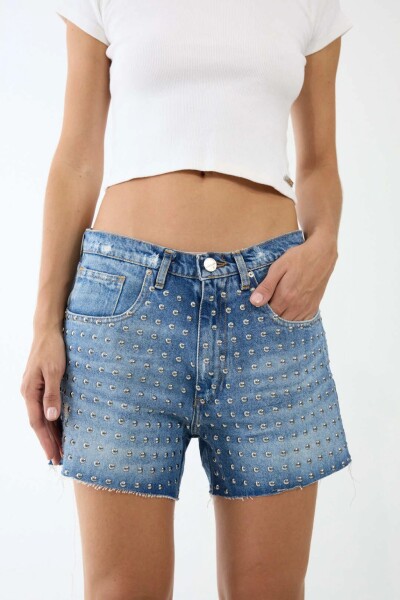 SHORT ENCANTO DENIM Azul