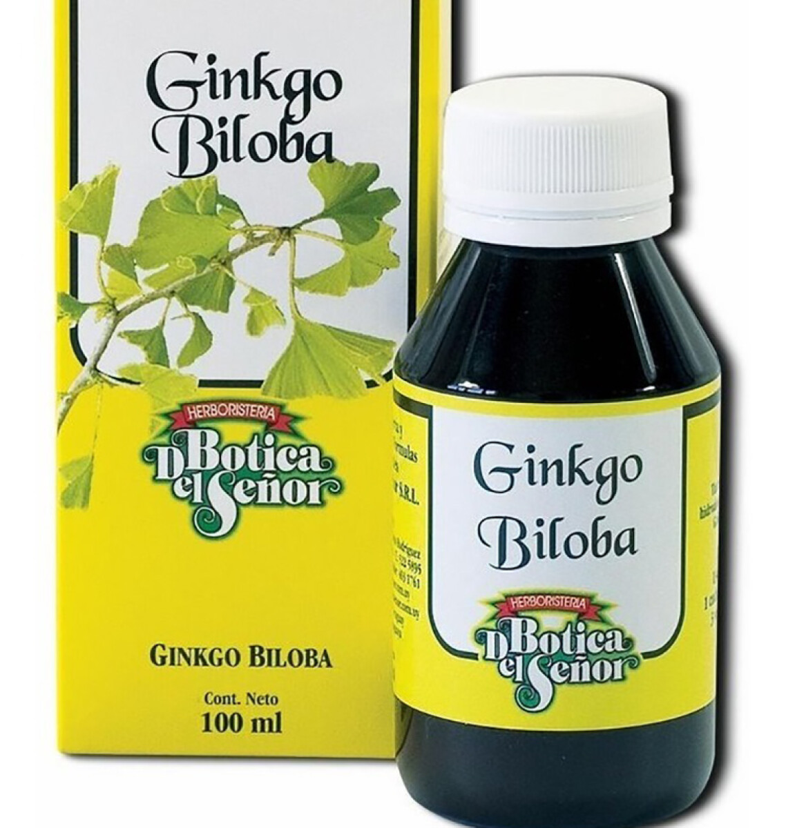 Tintura fitoextracto Botica del Señor - Ginkgo Biloba 100 ml 