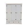 Ropero Blanco 3 Puertas 3 Cajones Línea Mexicana Ropero Blanco 3 Puertas 3 Cajones Línea Mexicana