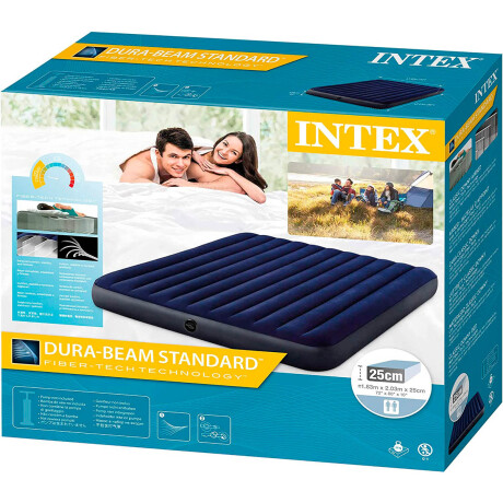 Colchon Intex 2 Plazas Inflable Clásico Resistente Colchon Intex 2 Plazas Inflable Clásico Resistente